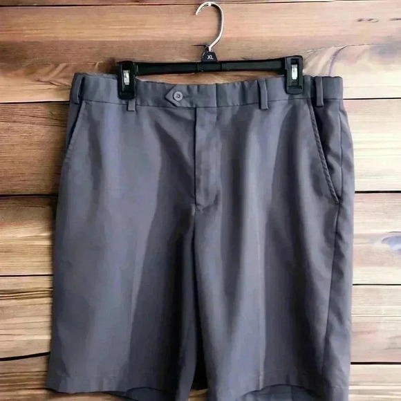 Jos. Banks Men's Size 35 Gray Tailored Fit Ledbetter Polyester Golf  Shorts - Picture 2 of 4